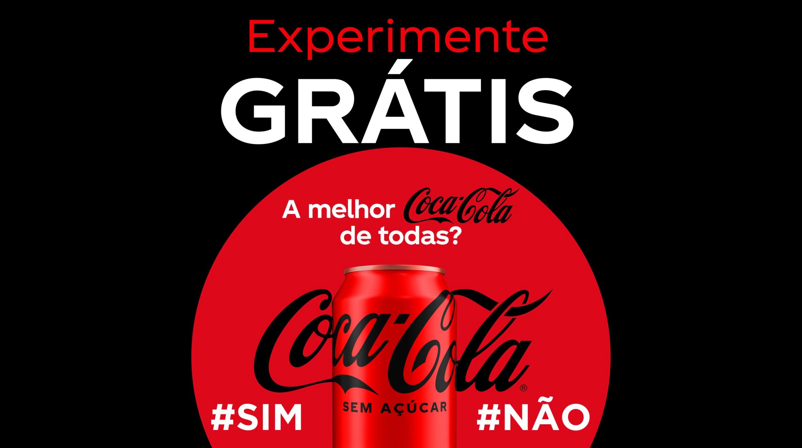 Cashback Coca-Cola Sem Açúcar – A Melhor Coca-Cola de Todas.