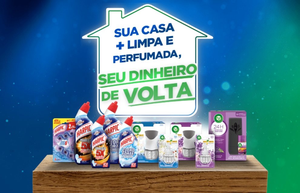 Harpic Cashback - Sua Casa Mais Linda e Perfumada
